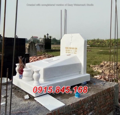 72+ Mẫu mộ đá trắng đẹp – lăng mộ
