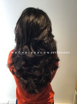 Cắt Tóc Dài Tầng Cao, Địa Chỉ Uốn Cụp Phồng Đẹp Giá Rẻ Hoài Đức - Nam Đỗ Hair Salon