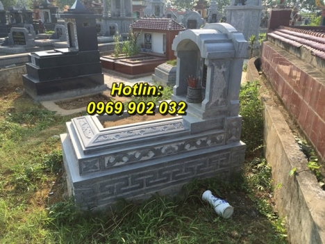 Mẫu mộ tam sơn đá cao cấp bán tại Hòa Bình