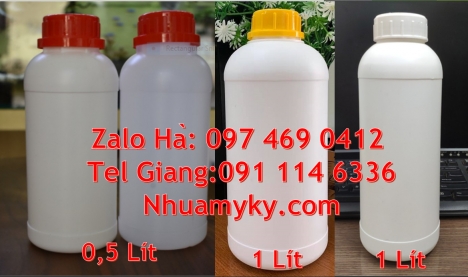 Chai 50 ml vặn, chai 50 ml nắp garenty, Chai 100ml đựng hóa chất, chai 100ml đựng phân bón, Chai 100