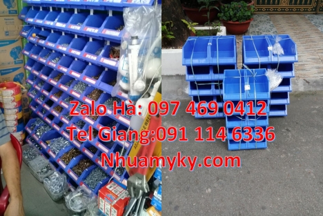 Khay nhựa đựng mỹ phẩm, khay đựng dụng cụ cơ khí, hộp nhựa duy tân Kệ phụ tùng, kệ đựng linh kiện,