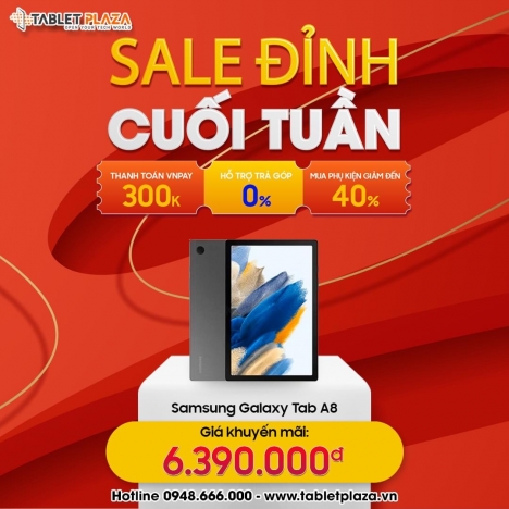 Cuối tuần khuyến mãi giá siêu hạt dẻ tại Tablet Plaza