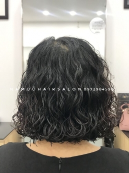 Uốn Sóng Lọn To, Địa Chỉ Cắt Tóc  Ngang Vuông Đẹp Giá Rẻ Hoài Đức - Nam Đỗ Hair Salon