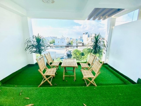 P15.Tân Bình, 1 Căn Duy Nhất, Hẻm Nhựa 8m, 61m2, 4 Tầng, 5 PN.