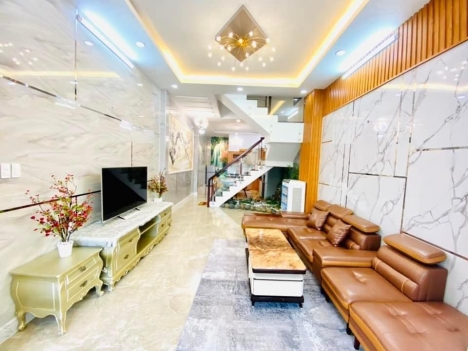 P15.Tân Bình, 1 Căn Duy Nhất, Hẻm Nhựa 8m, 61m2, 4 Tầng, 5 PN.