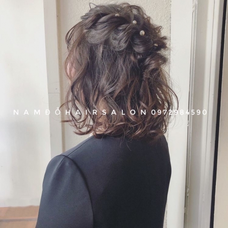Uốn Sóng Nước, Địa Chỉ Cắt Tóc Ngắn Đẹp Giá Rẻ Hoài Đức - Nam Đỗ Hair Salon