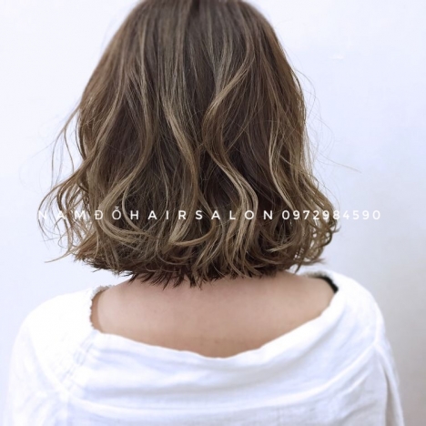 Uốn Sóng Nước Lọn To, Địa Chỉ Cắt Tóc Bob Uy Tín Giá Rẻ Hoài Đức - Nam Đỗ Hair Salon