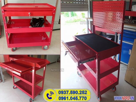 Tủ để dụng cụ, tủ sắt đựng đồ nghề, tủ chứa dụng cụ đồ nghề có bánh xe
