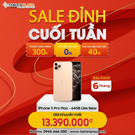 Khuyến mãi cuối tuần giá siêu hời tại Tablet Plaza