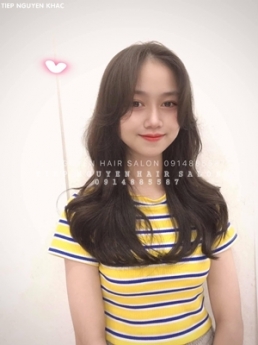 Tóc uốn xoăn lơi bồng bềnh style thời trang 2022. học nghề tóc, Tiệp Nguyễn.