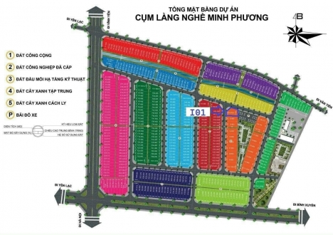 Bán Dự án cụm công nghiệp làng nghề Minh Phương được đầu tư xây dựng tại khu vực Đồng Nắng, thị