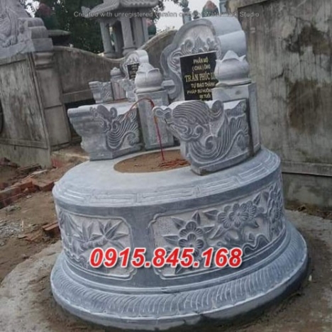 15+ mẫu mộ đá tròn đẹp bán nghệ an