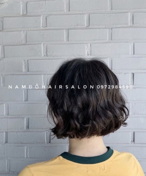 Uốn Sóng Lọn To, Địa Chỉ Cắt Tóc  Ngang Vuông Đẹp Giá Rẻ Hoài Đức - Nam Đỗ Hair Salon