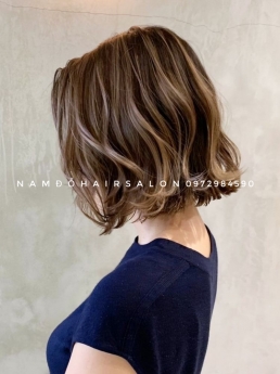 Uốn Sóng Nước Lọn To, Địa Chỉ Cắt Tóc Ngắn Đẹp Giá Rẻ Hoài Đức - Nam Đỗ Hair Salon