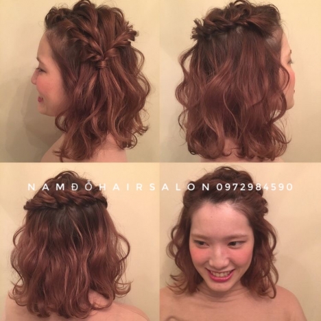 Uốn Sóng, Cắt Tóc Ngắn Mái Mưa Đẹp Giá Rẻ Hoài Đức - Nam Đỗ Hair Salon