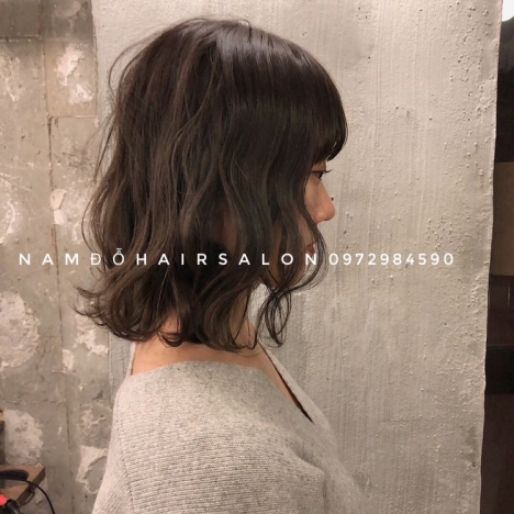 Uốn Sóng Nước Lọn To, Địa Chỉ Cắt Tóc Ngang Vuông Uy Tín Giá Rẻ Hoài Đức - Nam Đỗ Hair Salon