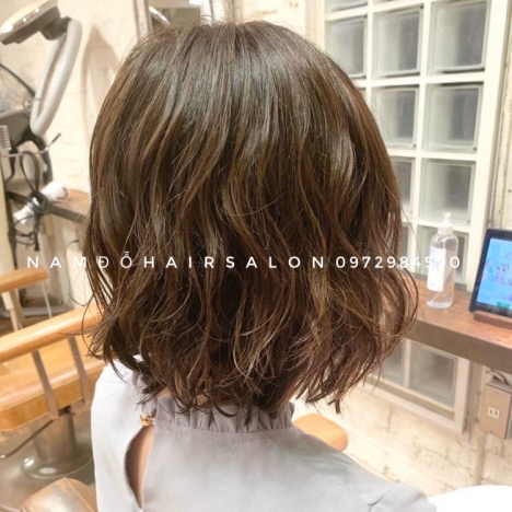 Uốn Sóng Nước, Địa Chỉ Cắt Tóc Ngang Vuông Uy Tín Giá Rẻ Hoài Đức - Nam Đỗ Hair Salon
