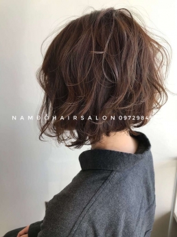 Uốn Sóng Nước Lọn To, Địa Chỉ Cắt Tóc Ngang Vuông Đẹp Giá Rẻ Hoài Đức - Nam Đỗ Hair Salon