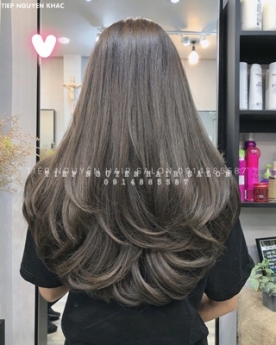 Xoăn lơi mái bay cho nữ style thời trang. học nghề tóc, Tiệp Nguyễn.