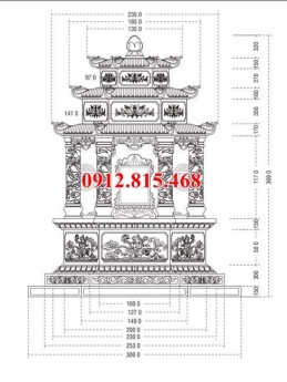 94 Mẫu mộ hình tháp đẹp để hài cốt bán tại Bạc Liêu – Mộ tháp để tro cốt