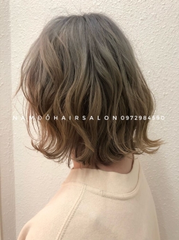 Uốn Sóng Nước, Địa Chỉ Cắt Tóc Ngang Vuông Đẹp Giá Rẻ Hoài Đức - Nam Đỗ Hair Salon