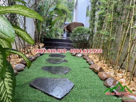 Bán sỏi trang trí và thi công rải sỏi trang trí sân vườn
