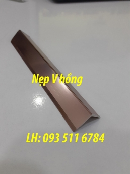 Nẹp trang trí nhôm Nẹp V Inox ốp góc Nẹp Inox nối sàn