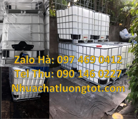 Bồn ibc 1000L, Thùng ibc dung tích 1000 lít, Tank nhựa ibc, Bồn nhựa 1000 lít, bồn đựng hóa chất IBC