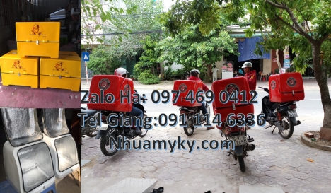 Thùng vận chuyển, thùng chở bưu phẩm, thùng chở hải sản Thùng giao đồ ăn, Thùng ship hàng, thùng chở