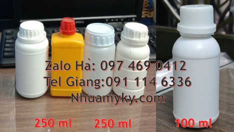 chai giá rẻ 50 ml, chai nhựa tròn Chai nhựa đựng thuốc thú y, chai nhựa đựng thuốc thủy sản, chai n