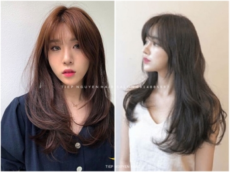 Nhuộm hidden màu cam cho tóc xoăn lơi, học nghề tóc - Tiệp Nguyễn.