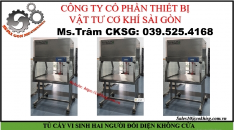 TỦ CẤY VI SINH HAI NGƯỜI ĐỐI DIỆN KHÔNG CỨA GIÁ TỐT