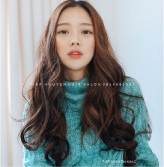 Nhuộm tóc hidden màu xanh cá tính cuốn hút, học nghề tóc - Tiệp Nguyễn.