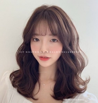 Nhuộm hidden màu xanh đen tự nhiên, học nghề tóc  - Tiệp Nguyễn.