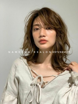 Uốn Sóng Nước, Địa Chỉ Cắt Tóc Long Bob Mái Mưa Đẹp Giá Rẻ Hoài Đức - Nam Đỗ Hair Salon