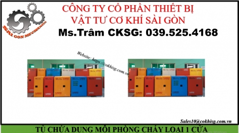 TỦ CHỨA DUNG MÔI CHỐNG CHÁY LOẠI 1 CỬA