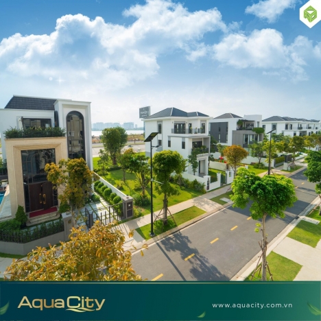 NHÀ PHỐ BIỆT THỰ CẠNH VINHOMES QUẬN 9 CHỈ TỪ 65TR/M2
AQUA CITY -  Đô thị sinh thái thông minh phía