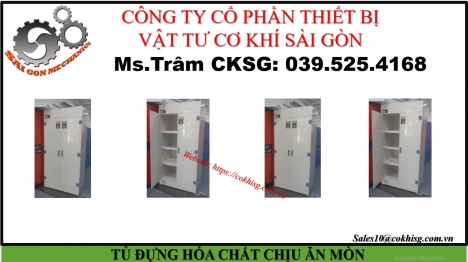 TỦ ĐỰNG HÓA CHẤT CHỊU ĂN MÒN