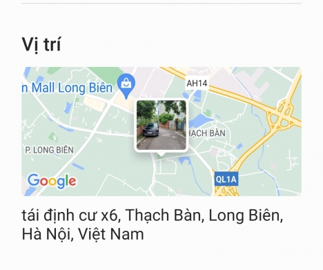 Đất phân Lô , 2 oto tránh , vỉa hè ( ảnh thật 100 % ) - DT 146 m2 - Cổ Linh . Giá 92 tr / m2