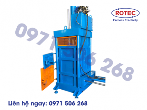 Máy ép rác thành kiện đứng ROTEC Việt Nam​