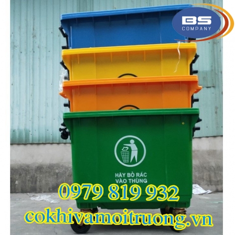 Xe Thu Gom Rác 660 Lít