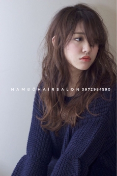 Uốn Sóng Nước Lọn To, Địa Chỉ Cắt Tóc Long Bob Uy Tín Giá Rẻ Hoài Đức - Nam Đỗ Hair Salon