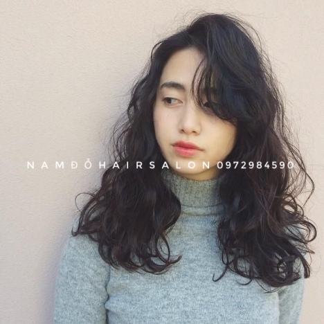 Uốn Sóng Nước Lọn To, Địa Chỉ Cắt Tóc Long Bob Đẹp Giá Rẻ Hoài Đức - Nam Đỗ Hair Salon