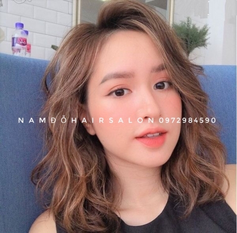 Uốn Sóng Nước, Địa Chỉ Cắt Tóc Long Bob Đẹp Giá Rẻ Hoài Đức - Nam Đỗ Hair Salon