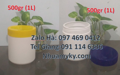 hũ nhựa 250 g tròn cao, hũ 50 gram đựng kẹo cao su, hũ 100 gram trắng đục, hũ nhựa 100gram Hũ pet nắ