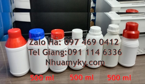 chai giá rẻ 50 ml, chai nhựa tròn Chai nhựa đựng thuốc thú y, chai nhựa đựng thuốc thủy sản, chai n
