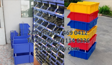 Khay nhựa trung, kệ duy tân, thùng nhựa, hộp nhựa đựng linh kiện, Khay phụ tùng, khay nhựa, khay đự