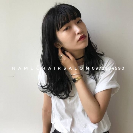 Uốn Sóng Nước Lọn To, Địa Chỉ Cắt Tóc Long Bob Đẹp Giá Rẻ Hoài Đức - Nam Đỗ Hair Salon