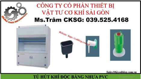 TỦ HÚT KHÍ ĐỘC BẰNG NHỰA PVC GIÁ TỐT TẠI XƯỞNG