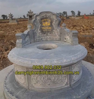Hé lộ 12+ mẫu mộ đá tròn đẹp, đảm bảo chuẩn phong thủy